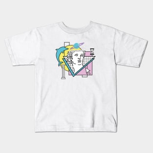 Memphis Pattern 66 / 80s Retro Kids T-Shirt
